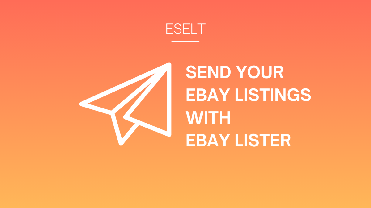 eBay lister – manage your eBay listings quick and easy!