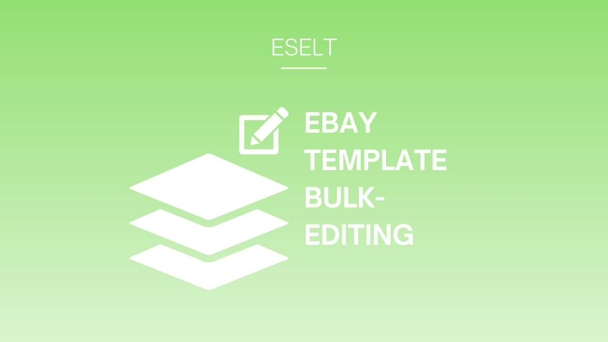 eBay sales template – how to apply to multiple products